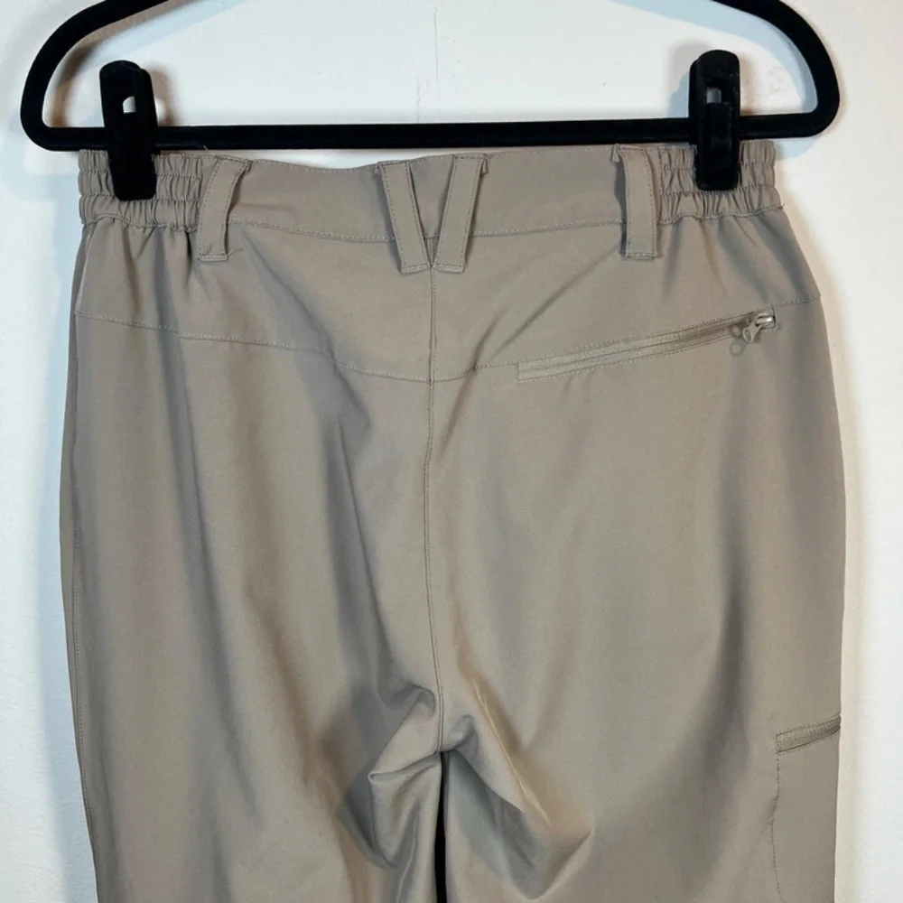 Outdoor Ventures Convertible Hiking Pants Shorts Tan Zip Off UPF Minimalist Sz 8
